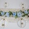 Artificial Flower Garland Decorations - 5.6 FT Eucalyptus Garlands with Flowers Rose Floral Garlands for Wedding Arch Archway Mantle Backdrop